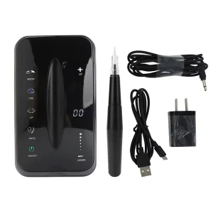 Factory Dermograph Tattoo Battery Machine Digital Cosmetic Permanent Makeup Machine for Academy Training