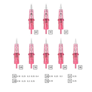 Factory Direct 20pcs Permanent Tattoo Needle Makeup Cartridges