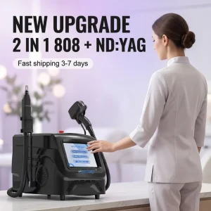 Factory Direct 808nm Diode Laser Hair Removal Machine With Nd Yag Pico Laser Pigment Tattoo Removal Skin Rejuvenation Device