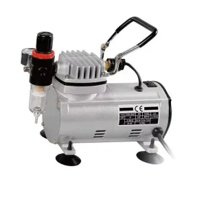 Factory Direct Silent Oil Free Portable Small Airbrush Compressor 220V AC Power PLC Oil Less Air Cooled