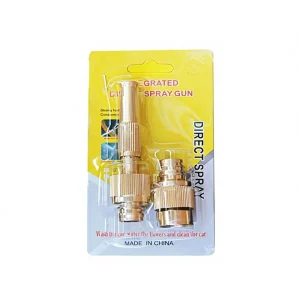 Factory Direct Supply Alloy Direct Spray Water Gun Faucet Hose Connector Variable Spray Patterns Soft Grip for Car Wash