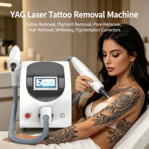 Factory Direct Triple Wavelength Q Switched Nd YAG Laser Tattoo Removal Spot Pigment Elimination Skin Rejuvenation Equipment