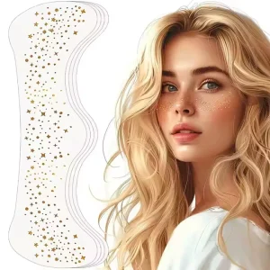 Factory Disposable Temporary Body Tattoos Fashionable Paper Glitter Freckles Inspired by Henna Model Tattoo Stickers