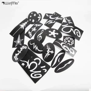 Factory Hair Tattoo Template Hair Trimmer Stencils Pattern DIY Barber Tool