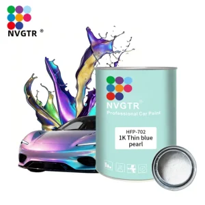 Factory High Gloss Acrylic Liquid Coating Car Thin Blue Pearl Custom-made Mixed Color Spray Application Car