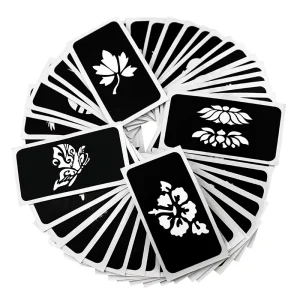 Factory Low Price Custom Glitter Tattoo Sticker Henna Glitter Tattoo Semi Permanent Tattoo Supply