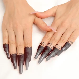 Factory Luxury Finger Henna Tattoo Stencils Waterproof Body Art PVC Material Custom Designs High Quality Temporary