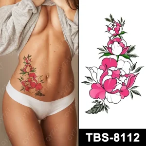 Factory Non toxic Premium High Quality Skin Safe Water Transfer Body Art Fake Sticker Tatto Sheet Custom Temporary Tattoo Sheet