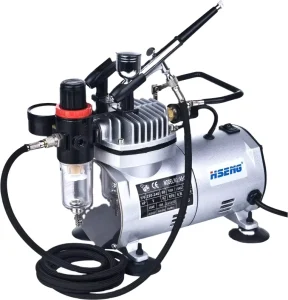 Factory OEM Dual Action Airbrush Kit Quiet Compressor Model for Painting Detail Work Compatible with Distributors Supermarkets