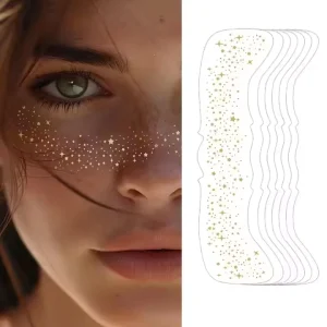 Factory Popular Body Tattoo Self Adhesive Face Crystal Jewels Rhinestones Gem Sticker Face Crystal Stickers
