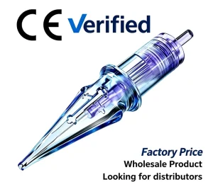 Factory Price Excellent Quality Blue Color Tattoo Cartridge Needles With Membrane Disposable Cartridge Needle