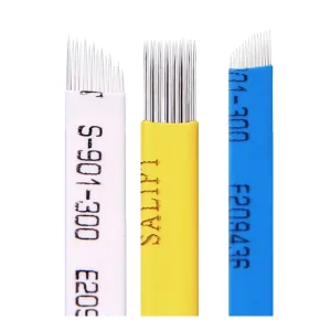 Factory Price Microblading Tattoo Needles 9F/10F/11F/12F for PMU Permanent Makeup Accessories