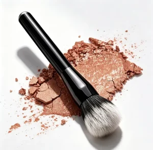 Factory Private Label Single Black Professional Cosmetic Brush Custom Soft Fiber Portable Facial Makeup Single Brush