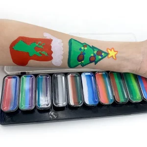 Factory Professional 100g Water Based 16 Colors Washable Cosmetic Grade Skin Safe Children DIY Art Makeup Face Body Painting Kit