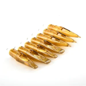 Permanent Tattoo Needle Cartridge Disposable Makeup Microblading 20 PCS box Blue Gold