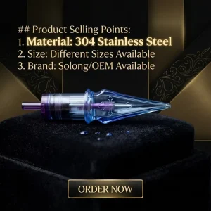 Factory Professional Tattoo Equipment Needle Cartridge Stainless Steel Disposable Sterilized Tattoo Needles Cartridges with Box