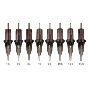 Factory Round Liner Textured Professional Machine Grip Permanent Makeup Set Mixed Pen Cartridge Tattoo Needle