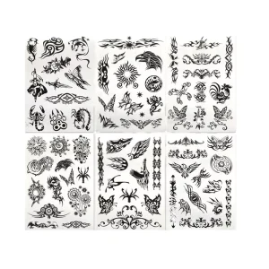 Factory Stock Hand Temporary Skin Safe Anti Counterfeit Customizable Tattoo Stickers