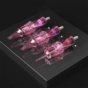 Factory Supplies Universal Permanent Disposable Pink Eyebrow Lips Tattoo Needle Cartridges for Body Art
