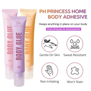 Factory Supply Stays All Day Body Adhesive Sweat and Water Resistant Liquid Boly Glue