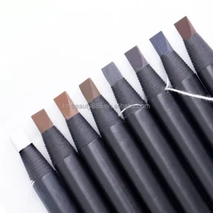 Factory Waterproof Microblading Eyebrow Pencil Pen with Brush Tip Permanent Makeup Accessories