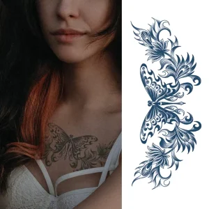 Fake Tatoo Sticker Waterproof Temporary 2 Weeks Semi Permanent Tattoo for Ladies Woman Girl