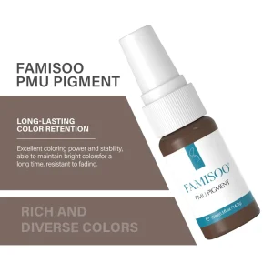 Famisoo Private Label Black Permanent Makeup for Scalp Micropigmentation Pigment