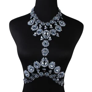 Fashion Accessories Sexy Women Rhinestone Belly Chain Body Chain Jewelry