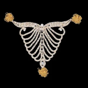 Fashion Multilayer Rhinestone Waist Leg Chain Jewelry Waist Chain Beach Sexy Bikini Body Chains Shiny Diamond Body Necklace