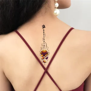 Fashion Removable Women Lady 3d Flowers Temporary Tattoo Stickers Beauty Sexy Body Art Arm Waterproof Tattoos
