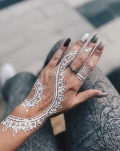Fashion Various Styles Design PVC Temporary Tattoo Stencils & Henna Tattoo Stickers with 3 Layers Paper