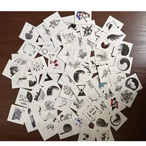 Fashionable Waterproof Temporary Tattoo Body Stickers for Girls and Women