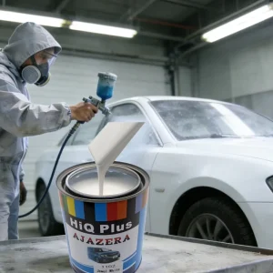 Fast Dry High Quality Auto Acrylic Paint Jewel White 1K Solid Color Car Refinish Body Automotive Spray Furniture Paint