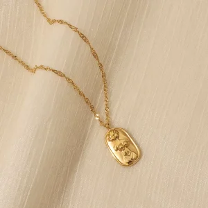 Female Body Portrait Feminist Fine Jewelry Necklace