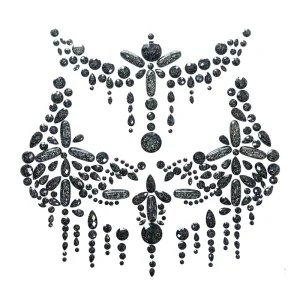 Festival Carnival Body Jewelry Temporary Tattoo Acrylic Gem Crystal Sticker Nipples Pasties Sticker for Party Decorations
