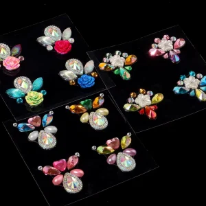 Festival Diamonds for Face Body Make up Face Makeup Festival Face Jewels Self Adhesive Rhinestones and Gems