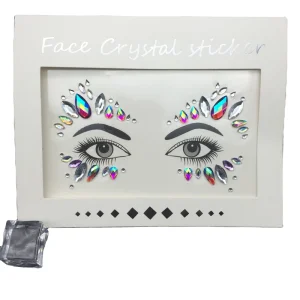 Festival Forehead Face Gems Sticker Temporary Tattoo Crystal Rhinestone Face Stickers