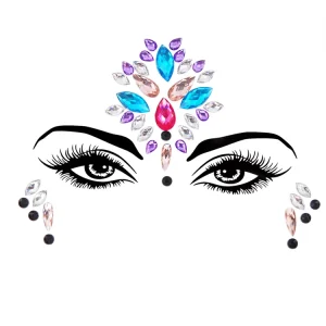 Festival Party Face Jewel Tattoo Tears Strass Rainbow Rhinestones Body Temporary Crystal Charms Stones for Woman Decoration