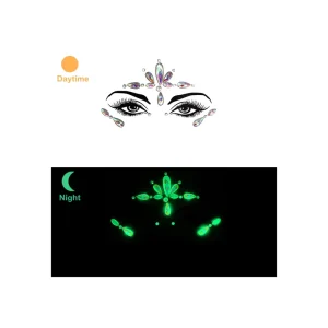 Festival Rave Face Gems Glitter
