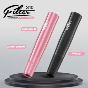 Filter S10 Wireless PMU&SMP Machine 2.8mm Stroke CE FCC Certified Permanent Makeup Tattoo Pen for Eyebrow Lips Scalp