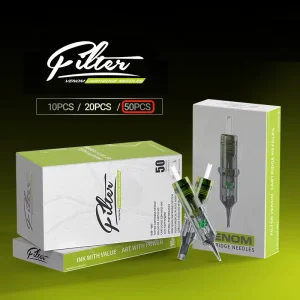 Filter Venom 50pcs box Mixed Size Tattoo Needles Professional Sterilized Safety Disposable Tattoo Needles