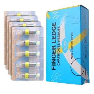 Finger Ledge Tattoo Cartridge Needles Silicone Membrane Sterilized Disposable RL RS RLT for Body Art Tattoo Supply