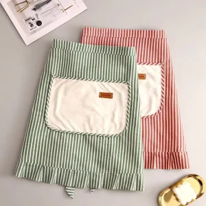Firefighter Cooking Apron Cross Back Cotton Chef Apron Custom Made Kitchen Cooking Apron for Chef Durable Breathable Apron