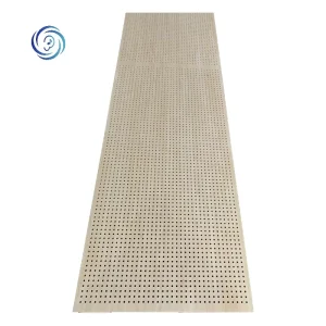 Fireproof Perforated Calcium Silicate Board Natural Face Sound Insulation Water Resistant Modern Design