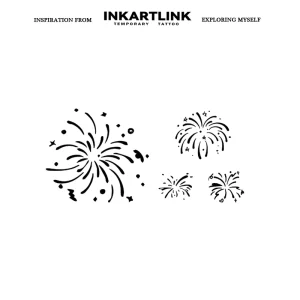 Firework Tatuajes Long Lasting Tattoo 15 Days Waterproof Natural Fruit Juice Body Art for Party Festival Bulk Supply