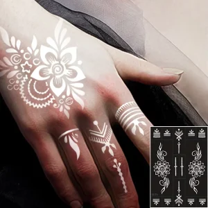 Five & Ten OEM High Quality Henna Tattoo Stencil Sticker for Hands Design Tiebeauty Brand Guangzhou Fitprint Factory