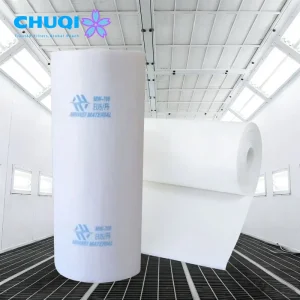 Flame Retardant Dust Collector Pre Ceiling Filter Media Roll 600g Paint Spray Booth Roll Air Filter Synthetic Fiber Roof Filters