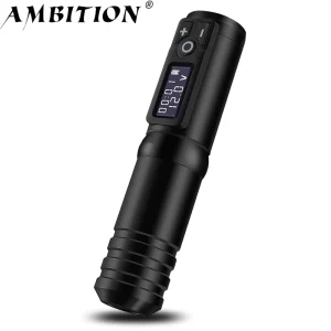 Flash 2400mAh Digital Battery Electric Tattoo Gun Pen Type Professional Wireless Tattoo Machine for Artists Body Art