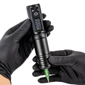 Flash 2400mAh Digital Display Electric Tattoo Gun Professional Wireless Rotary Tattoo Pen Machine for Body Art
