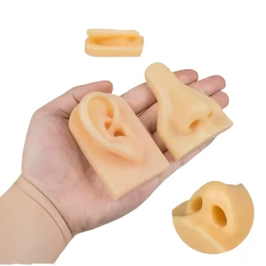 Flexible Silicone Stand for Nose and Ear Jewelry Practice PM 0001
